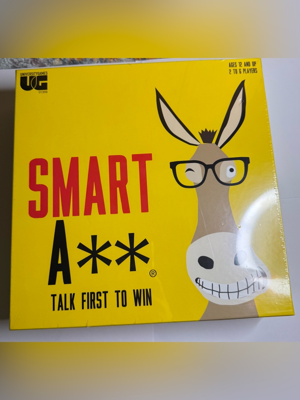 University Games Smart A** Board Game - Yellow
